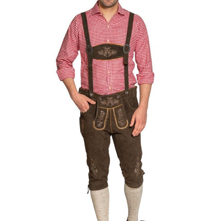 Lederhose Braun Lang Gerlos