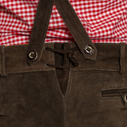 Lederhose Braun Lang Gerlos