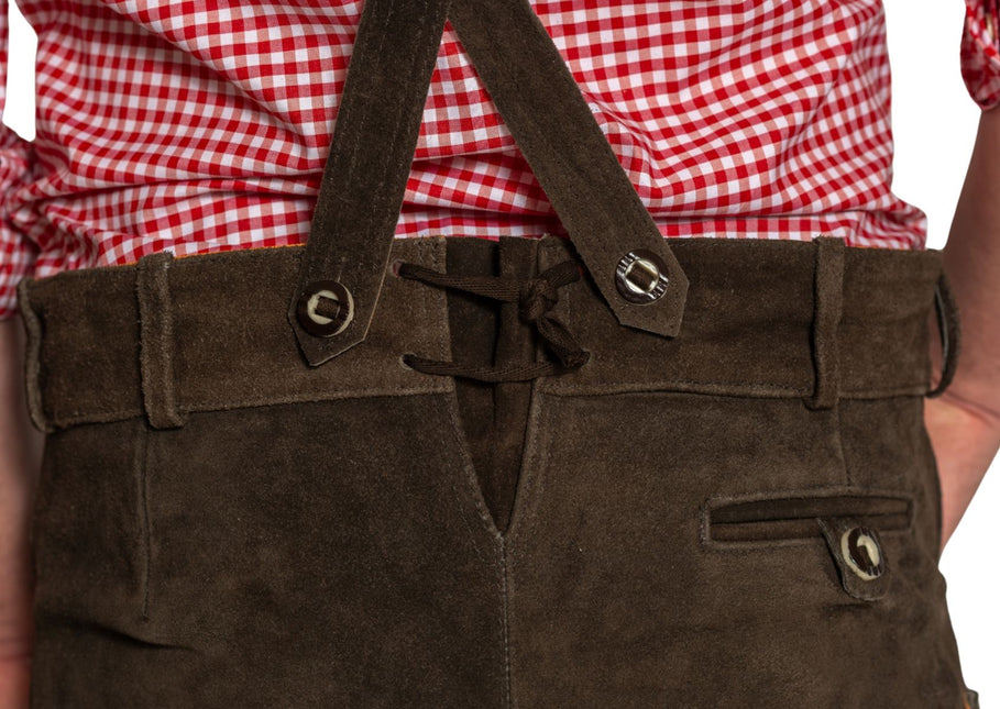 Lederhose Braun Lang Gerlos