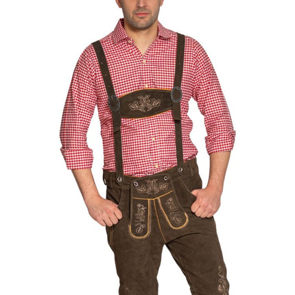 Lederhose Braun Lang Gerlos