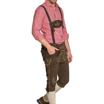 Lederhose Braun Lang Gerlos