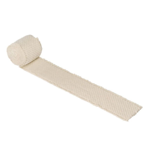 OFF-WHITE AUTHENTISCHES BAUMWOLLBAND 10 CM X 3 M