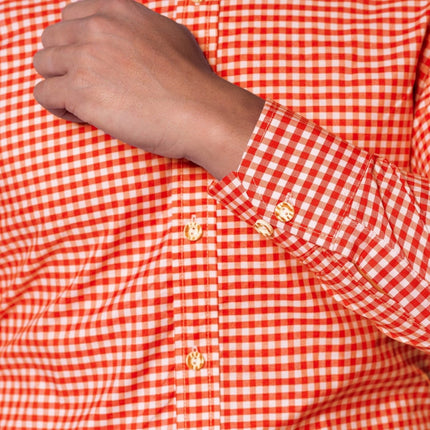 Oktoberfest Blouse Oranje Heren van Tannhauser koop je bij Partywinkel