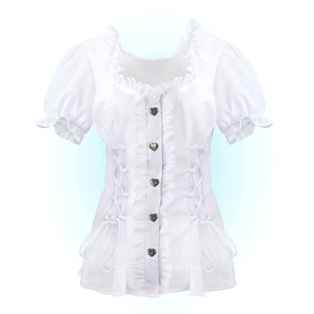 Oktoberfest Blouse Wit Dames van Widmann koop je bij Partywinkel