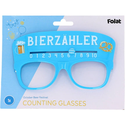Oktoberfest Bril Bierzähler van Folat koop je bij Partywinkel