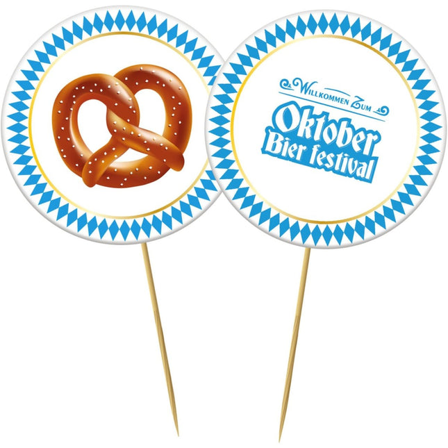 Oktoberfest Cocktailprikkers Oktober Bier Festival 20st van Folat koop je bij Partywinkel