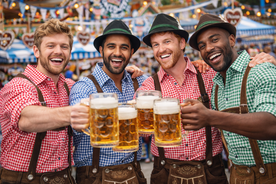 Oktoberfest Hoed Zwart van Partychimp koop je bij Partywinkel