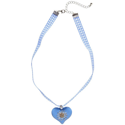 Oktoberfest Ketting Blauw Met Edelweiss van Widmann koop je bij Partywinkel