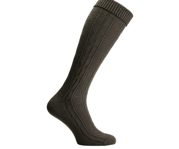 Oktoberfest-Socken, grün, lang