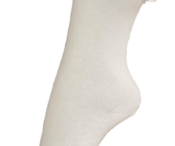 Oktoberfest-Socken, weiß, für Damen, kurz, mit Spitze