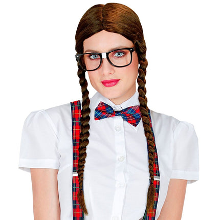 Oktoberfest Pruik Bruin Greta van Widmann koop je bij Partywinkel