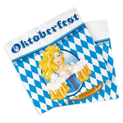 Oktoberfest Servetten 33cm 20st van Folat koop je bij Partywinkel
