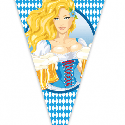 Oktoberfest Vlag Willkommen Zum Oktoberfest 1,5m van Folat koop je bij Partywinkel