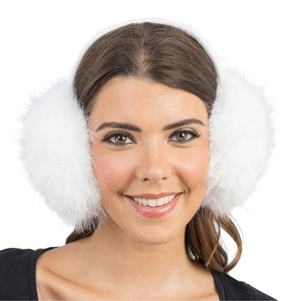 Oorwarmers Wit van CHAKS koop je bij Partywinkel