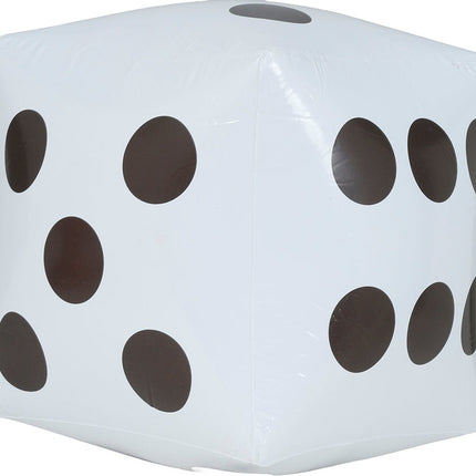 Opblaasbare Dobbelsteen 30x30 cm van Fiestas Guirca koop je bij Partywinkel