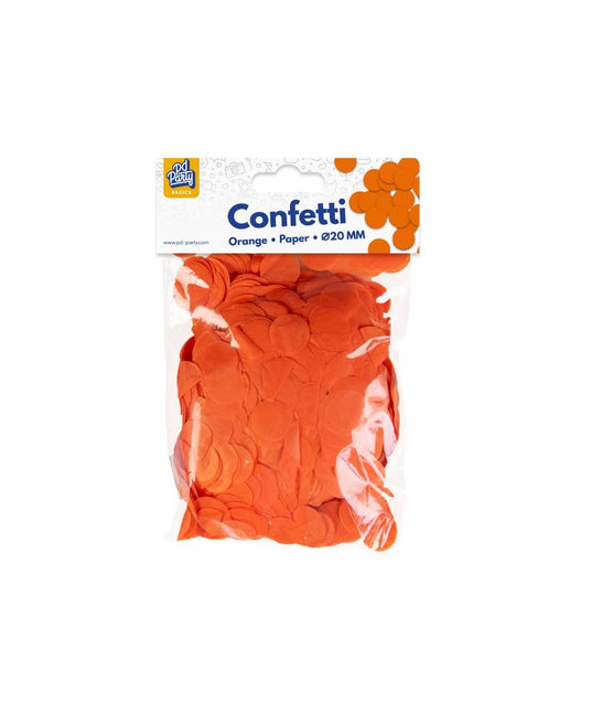 Oranje Confetti 50gr van Paper Dreams koop je bij Partywinkel