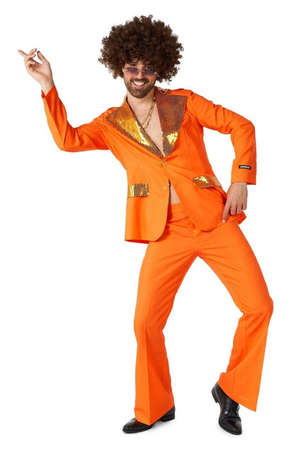 Oranje Disco Pak Heren Suitmeister van Suitmeister koop je bij Partywinkel