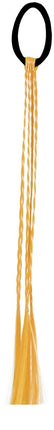 Oranje Hair Extension 35cm 3st - Partywinkel - 8434077481431