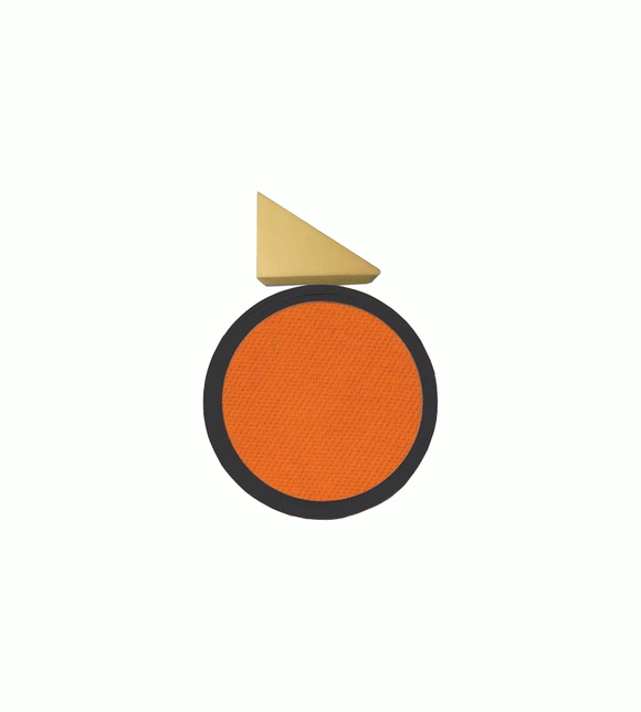 Oranje Schmink met Spons 9gr - Partywinkel - 8434077156216