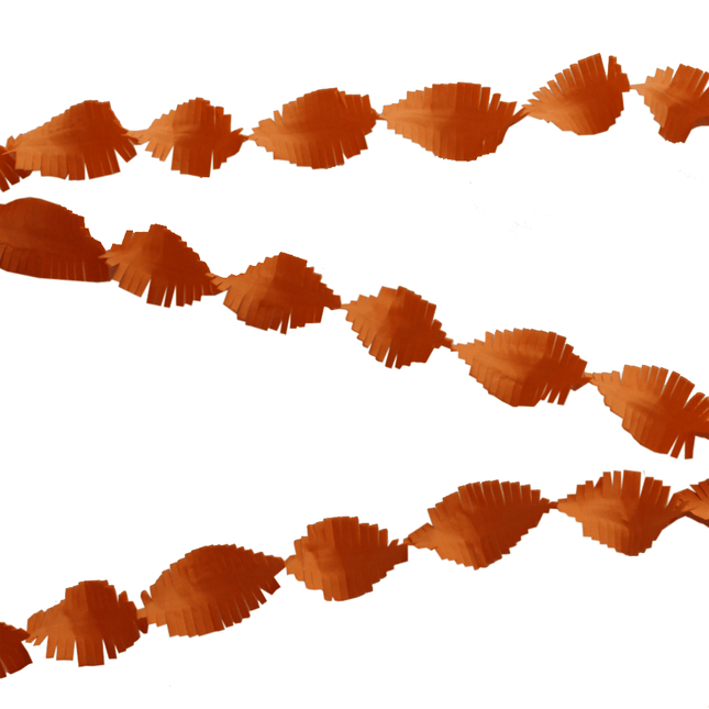 Oranje Slingers Crepe 24m - Partywinkel - 5712735011637