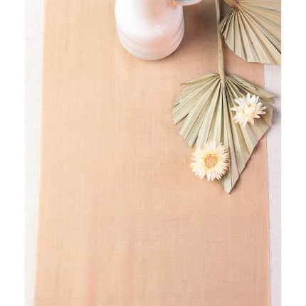 Oranje Tafelloper Chiffon 3m van CHAKS koop je bij Partywinkel