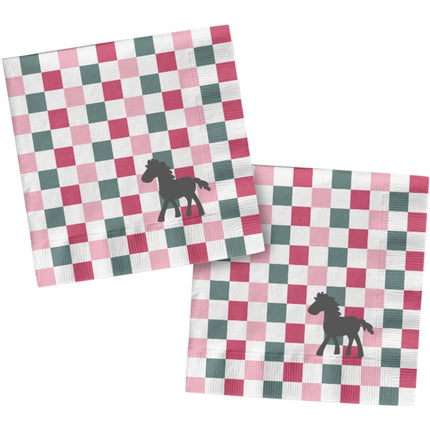 Paard Servetten 33cm 20st van Folat koop je bij Partywinkel