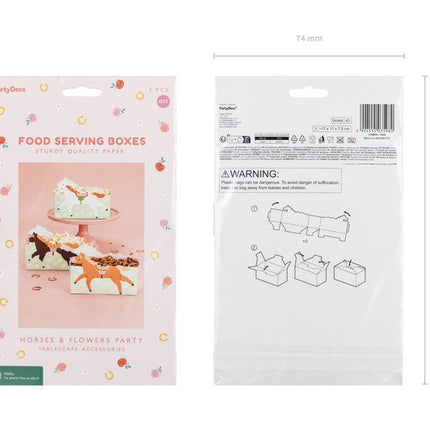 Paard Snackbakje 3st van Partydeco koop je bij Partywinkel