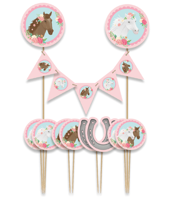 Paard Taarttopper 30cm - Partywinkel - 8716764241291