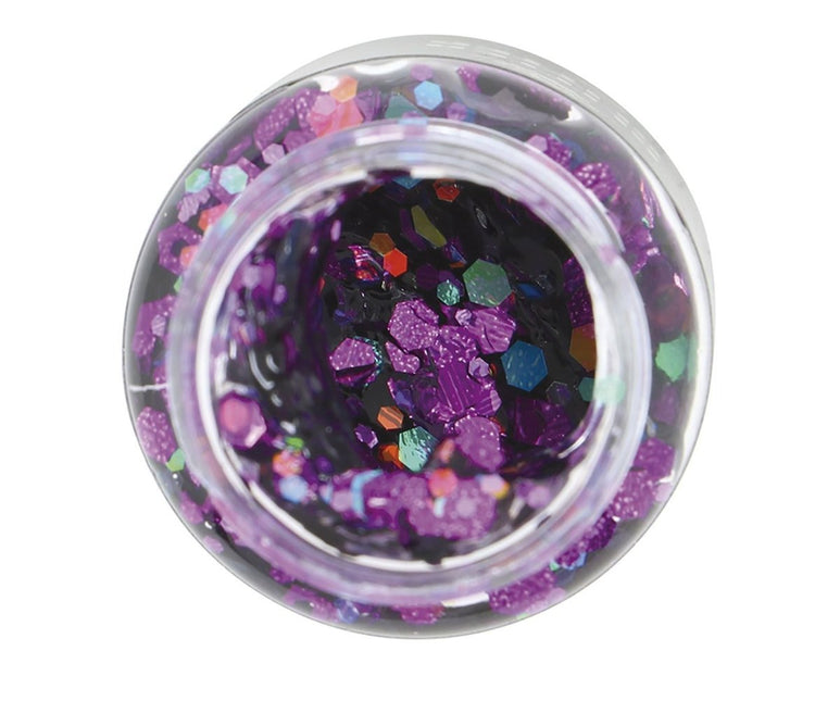 Paarse Glitter Gel 20g van Fiestas Guirca koop je bij Partywinkel