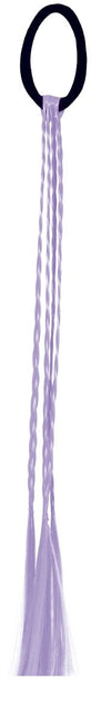 Paarse Hair Extension 35cm 3st - Partywinkel - 8434077481455