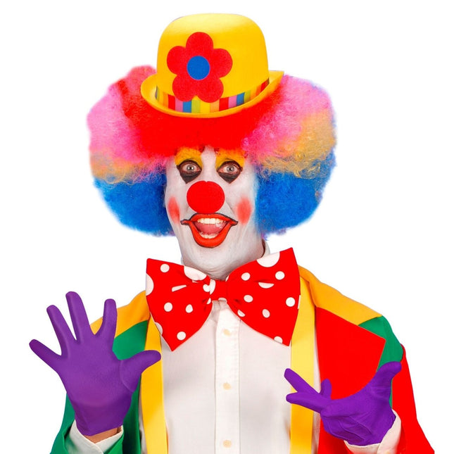 Paarse Handschoenen van Widmann koop je bij Partywinkel