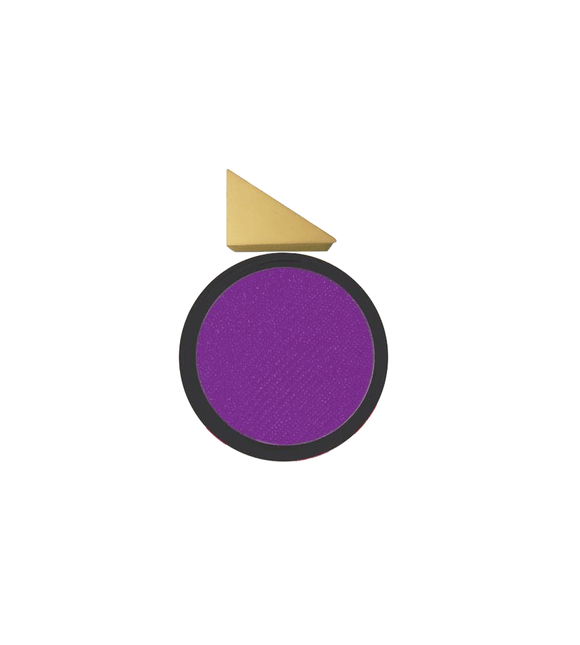 Paarse Schmink met Spons 9gr van Fiestas Guirca koop je bij Partywinkel