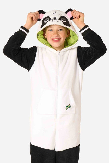 Panda Onesie Zwart Wit Kind - Partywinkel - 8720629387789