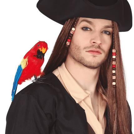 Papegaai Voor Schouder 30cm van Fiestas Guirca koop je bij Partywinkel