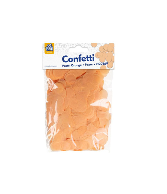 Papierkonfetti - Pastellorange