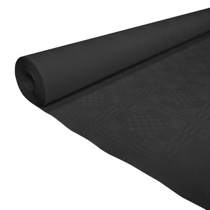 Papiertischdecke Schwarz 8m – Partywinkel