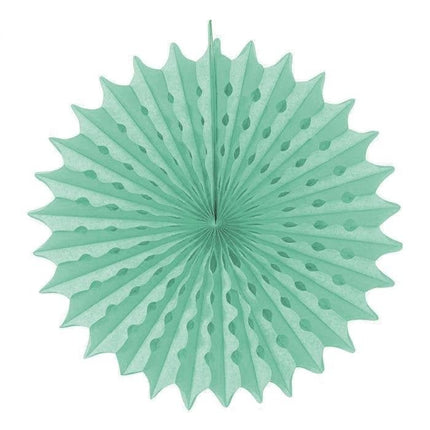 Papieren Waaier Mint Groen 45cm van Folat koop je bij Partywinkel