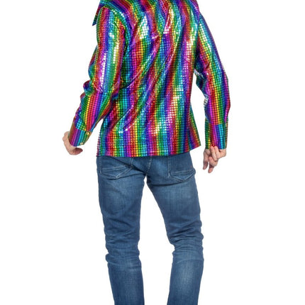 Party blouse metallic multicolor - Partywinkel - 8720059075522