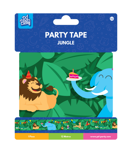Party Tape Jungle 1,2m van Paper Dreams koop je bij Partywinkel