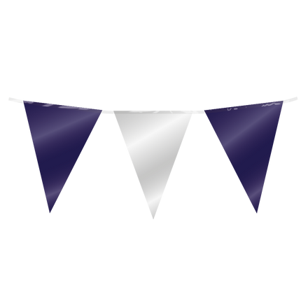 Flaggenlinie dunkelblau silber