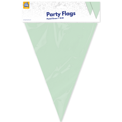 Flaggenlinie pastellgrün