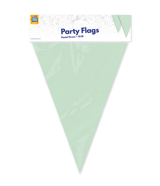 Flaggenlinie pastellgrün