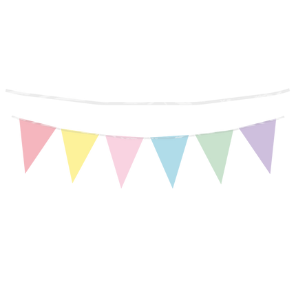 Bunte Girlande Pastell mehrfarbig
