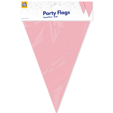 Flaggenlinie pastellrosa