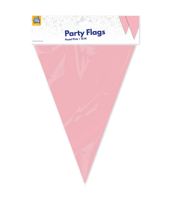 Flaggenlinie pastellrosa