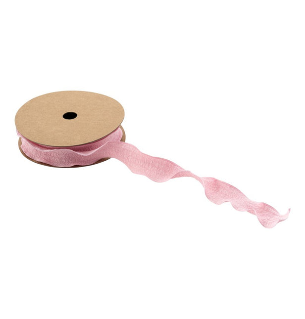 PASTELLROSA RAFFUNG BAND 2,5 CM X 10 M