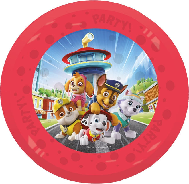 Paw Patrol Bord Herbruikbaar 21cm van Procos koop je bij Partywinkel