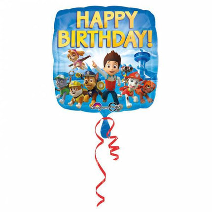Paw Patrol Helium Ballon Happy Birthday 45cm leeg van Anagram koop je bij Partywinkel