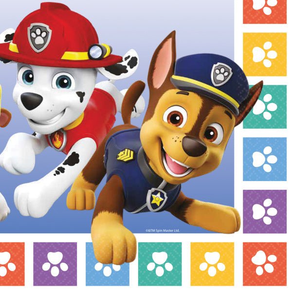 Paw Patrol Servetten Papier 33cm 16st van Riethmueller koop je bij Partywinkel