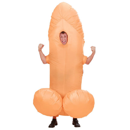Penis Kostuum Nude Heren Opblaasbaar - Partywinkel - 8003558755608